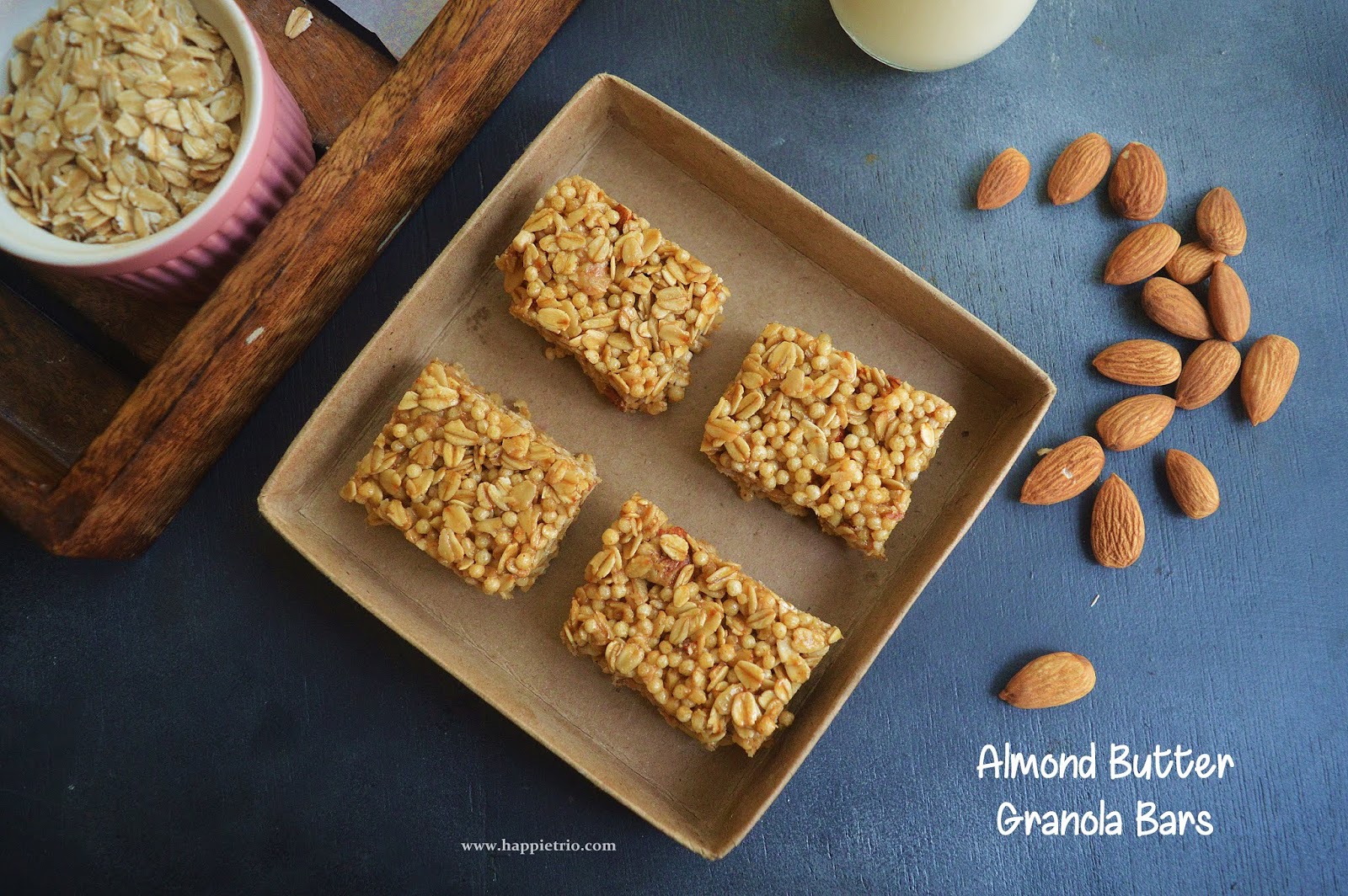 Almond Butter Granola Bars No Bake Granola Bars Cook with Sharmila