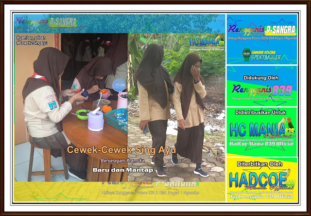 Gambar Soloan Spektakuler - Gambar Siswa-Siswi SMA Negeri 1 Ngrambe Cover Pramuka - 9.1 RG