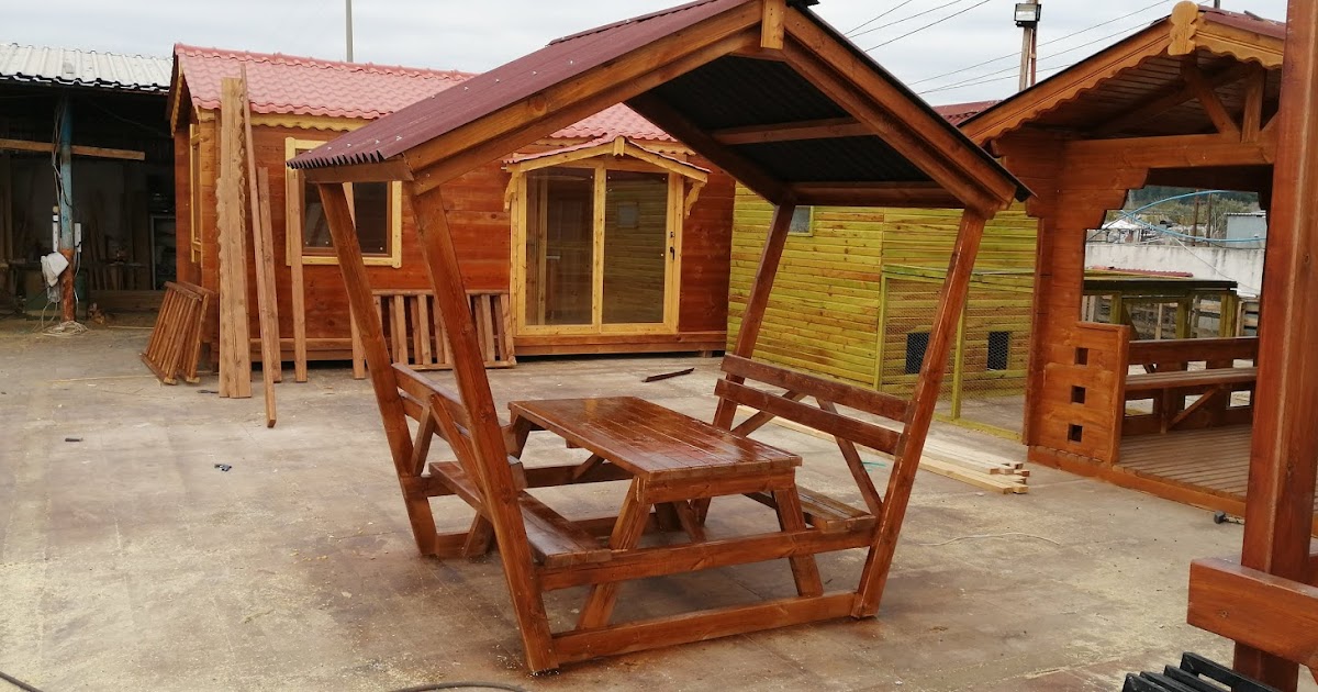 Ahşap ev 6 kişilik Çardak lı masa 2200 tl