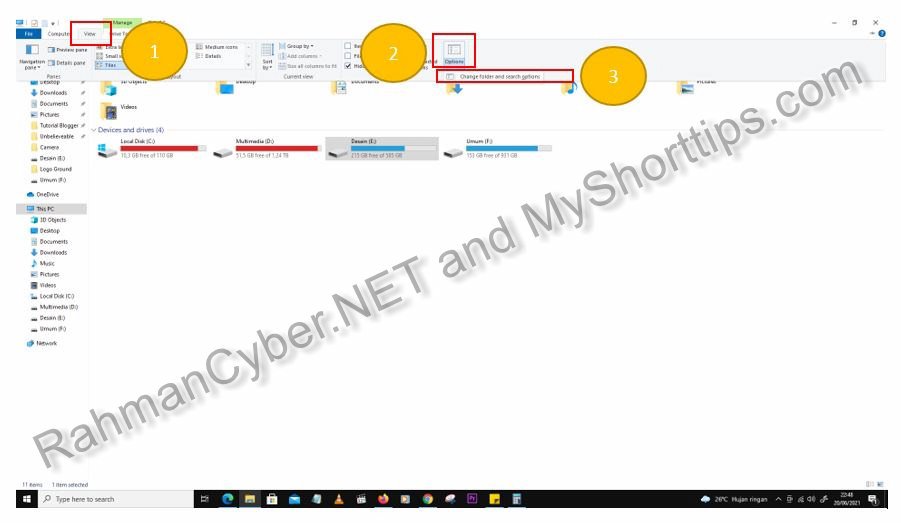 How to Hidden and Unhidden Your Folder in Windows OS MyShortTips