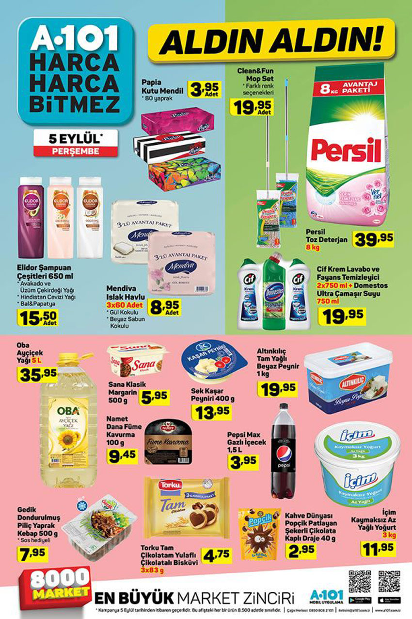 A101 5 Eylül 2019 Aktüel Ürünler Aşure Ayına Özel İndirimler Pratik