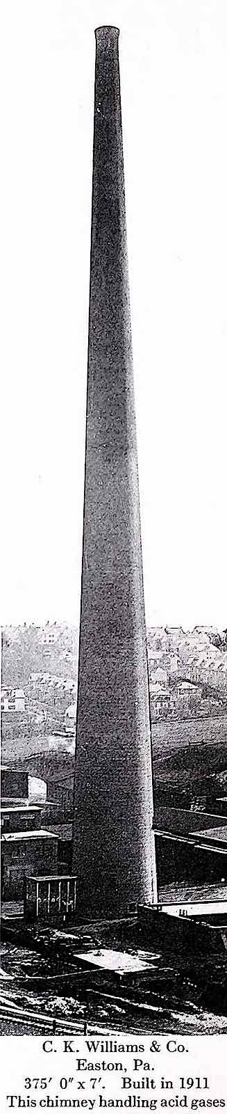 1924 factory giant chimney a 1924 factory giant chimney for acid gases
