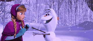 Animasi gambar Anna dan Olaf Frozen Animasi gambar Anna dan Olaf Frozen