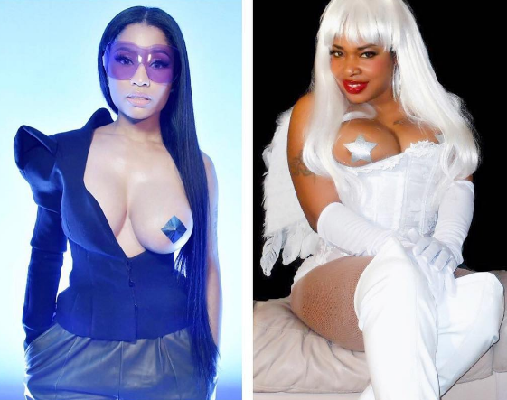 Nicki Minaj Boobies Porn - AfroCandy threatens to sue Instagram for leaving Nicki Minaj's boob photo  and removing hers