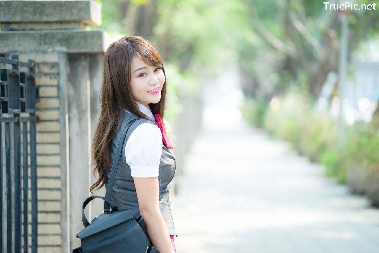 Image-Taiwan-Social-Celebrity-Sun-Hui-Tong-孫卉彤-A-Day-as-Student-Girl-TruePic.net- Picture-74