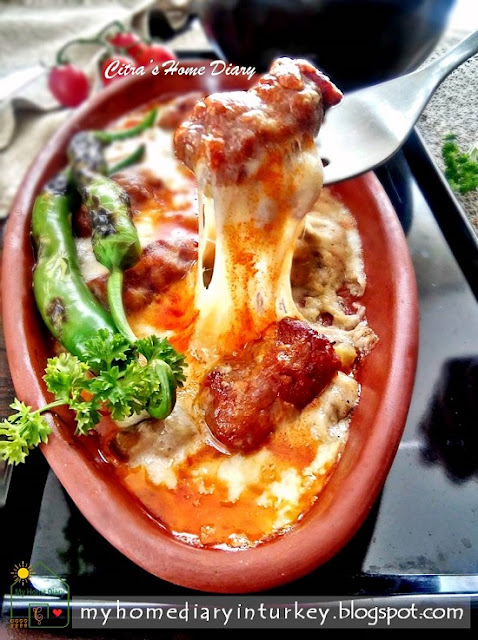 ırında Beğendili Köfte / Turkish Meatball Kofta with Cheesy Ember-Roasted Aubergine | Çitra's Home Diary