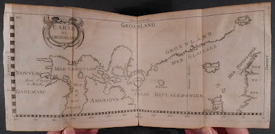 Map of coast of Greenland showing it connected to North America