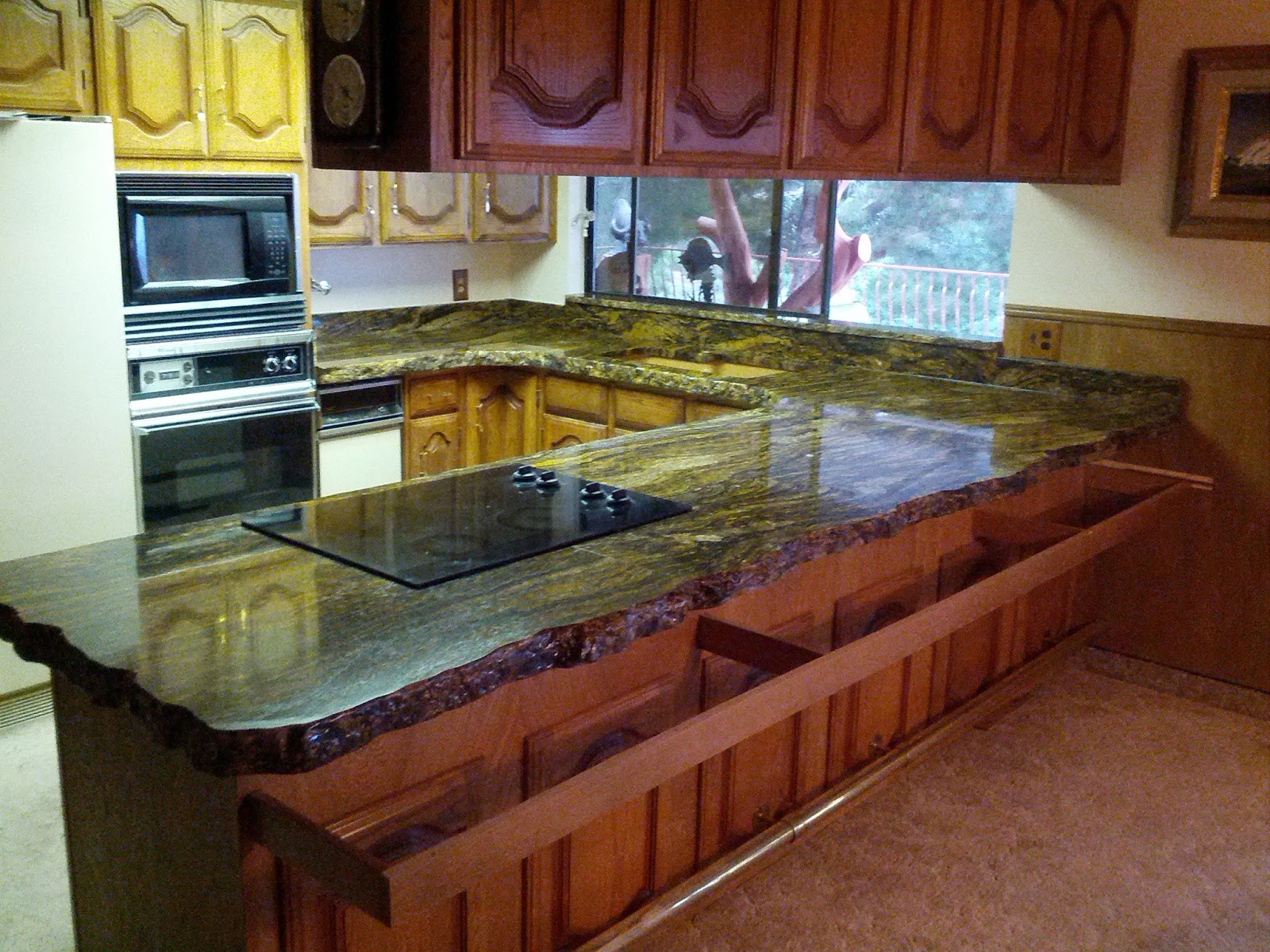 Stone Solutions Granite Rustic Chiseled Edge Blue Storm Granite