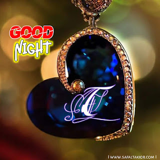 T letter good night images