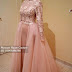 Elegant Long Dress With Tull extension and Long Sleeves - فستان سواريه للمحجبات سيمون باكستنشن تل Elegant Long Dress With Tull extension and Long Sleeves - فستان سواريه للمحجبات سيمون باكستنشن تل