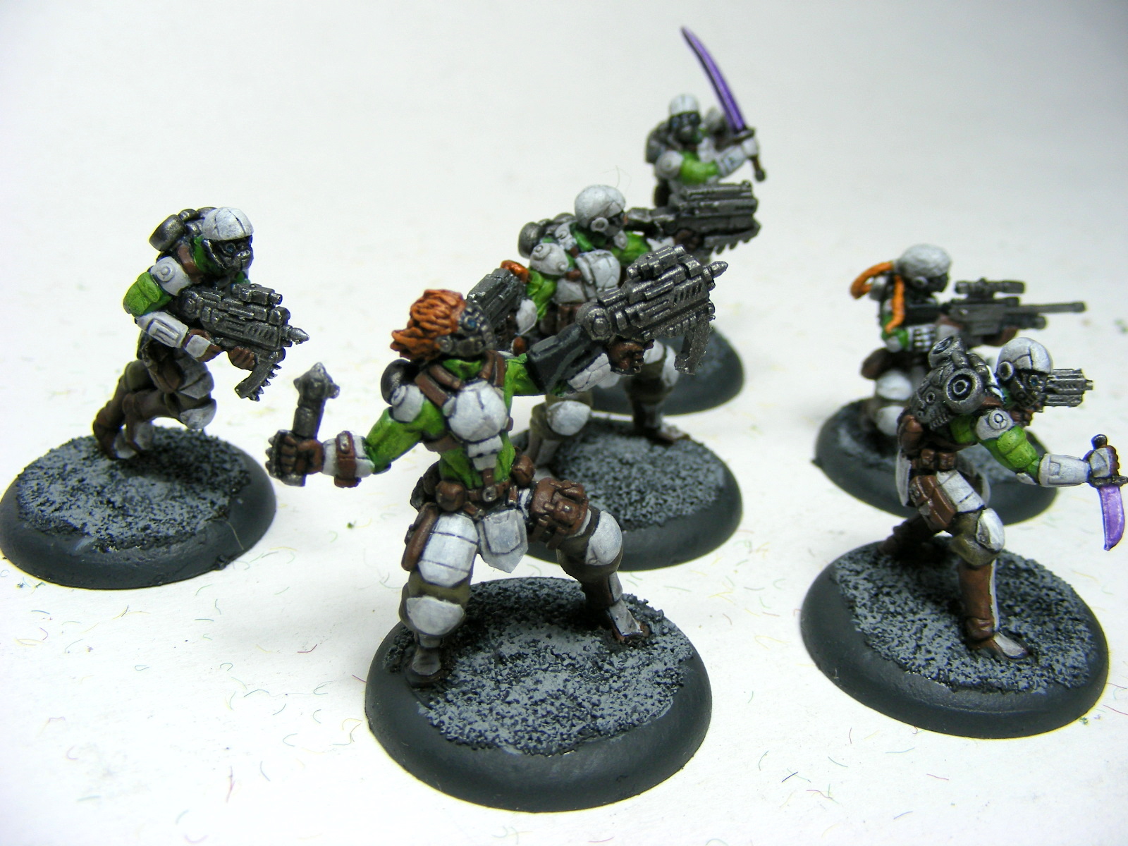 Evil Bob's Miniature Painting: 28mm MERCs Sci-Fi Miniatures
