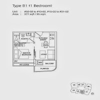 1 Bedroom Floor Plans