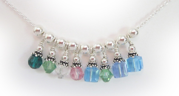 Designs By Leigha Photo Gallery: 8 Birthstone Crystal Dangle Necklace ...