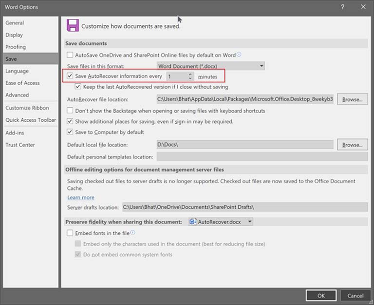 Cara Agar Office Word, Excel & PowerPoint Simpan File Setiap Menit Cara Agar Office Word, Excel & PowerPoint Simpan File Setiap Menit