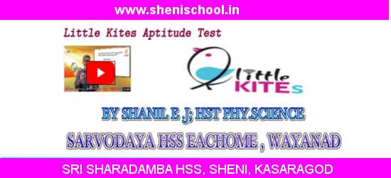 SRI SHARADAMBA HSS SHENI: LITTLE KITES APTITUDE TEST - PART 1- CLASS 15  -QUESTIONS AND ANSWERS-MM