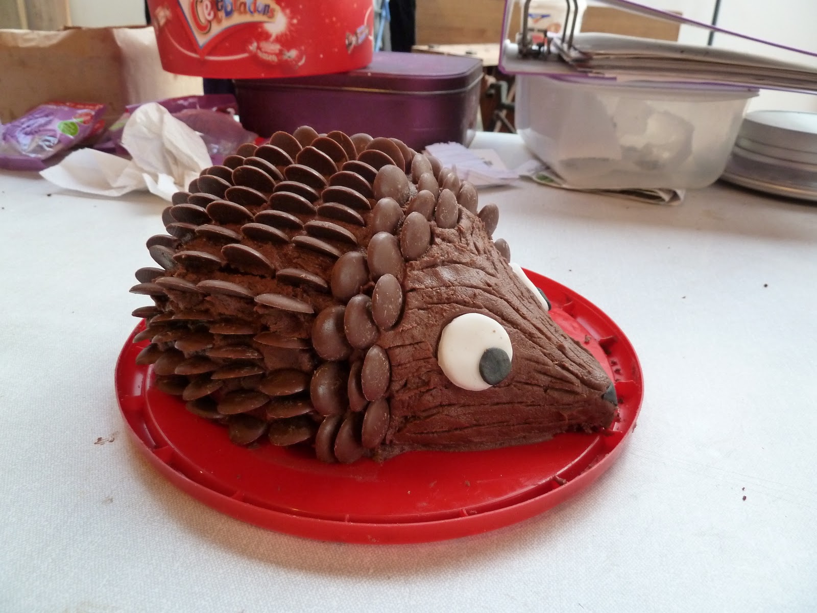Cat's Baking Intensely Chocolatey Hedgehog Cake