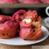 Fresh Cherry Muffins--with Roasted Beets