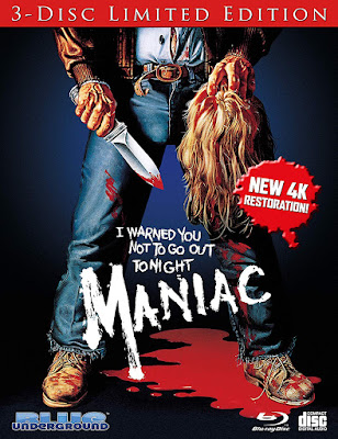 Maniac 1980 Blu Ray New 4k Restoration