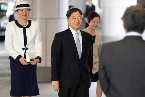 Emperor Naruhito and Empress Masako attend the opening ceremony of the IEEE International Geoscience and Remote Sensing Symposium 2019