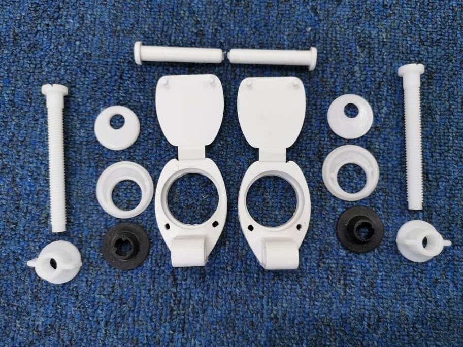 Sanitary wares fittings and spare parts.