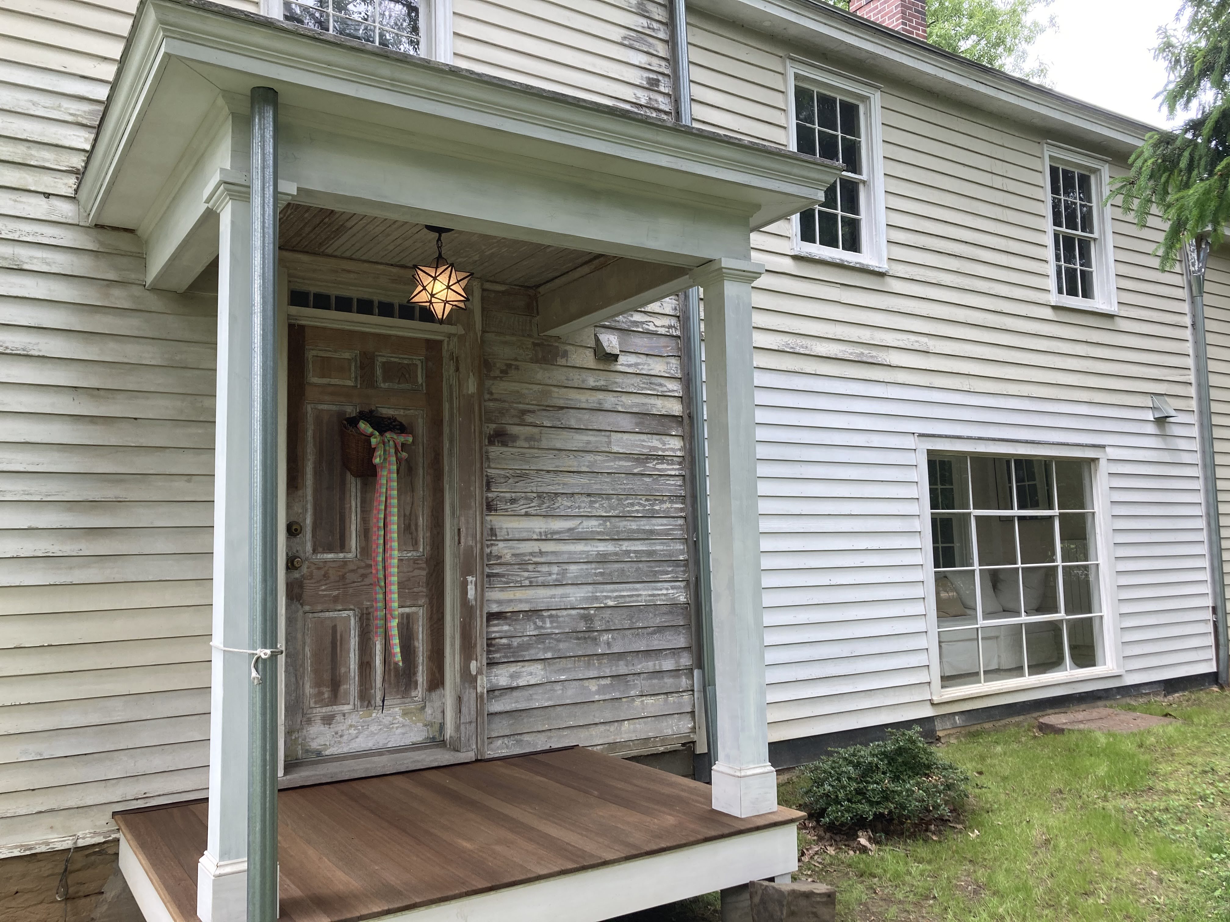An Old Farm Sealing The Porch Floor