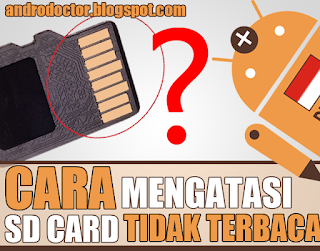 Cara mengatasi SD Card tidak terbaca - Drio AC, Dokter Android