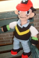 PATRON GRATIS ASH | POKEMON AMIGURUMI 229