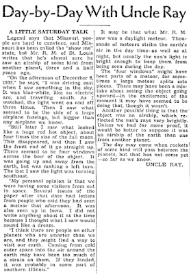 Airship From Another Planet - The Salt Lake Tribune 6-6-1936 Airship From Another Planet - The Salt Lake Tribune 6-6-1936