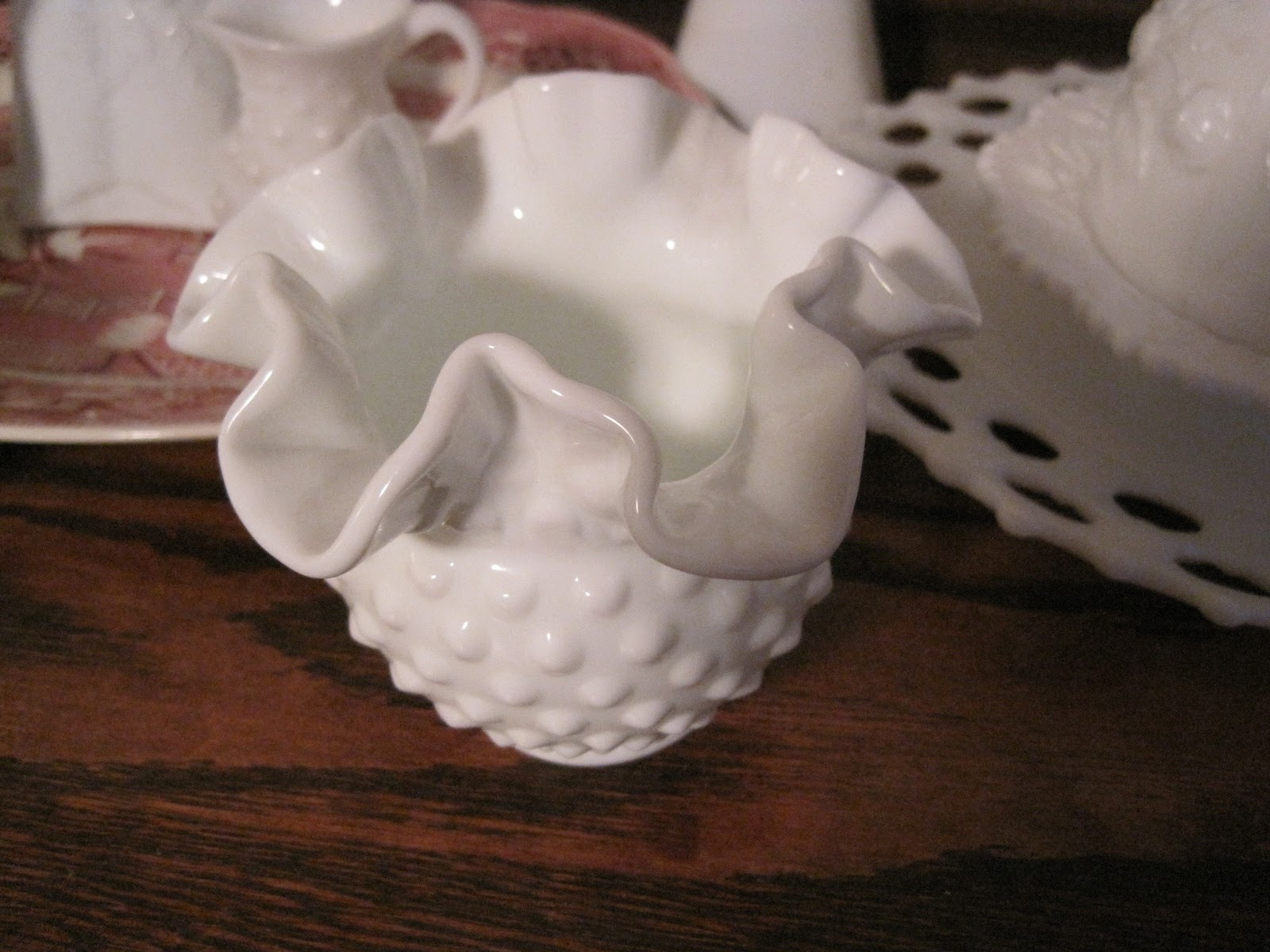 Scene Through My Eyes: Weekly Thrift - Milk Glass