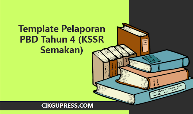 Template Pelaporan PBD Tahun 4 (KSSR Semakan)