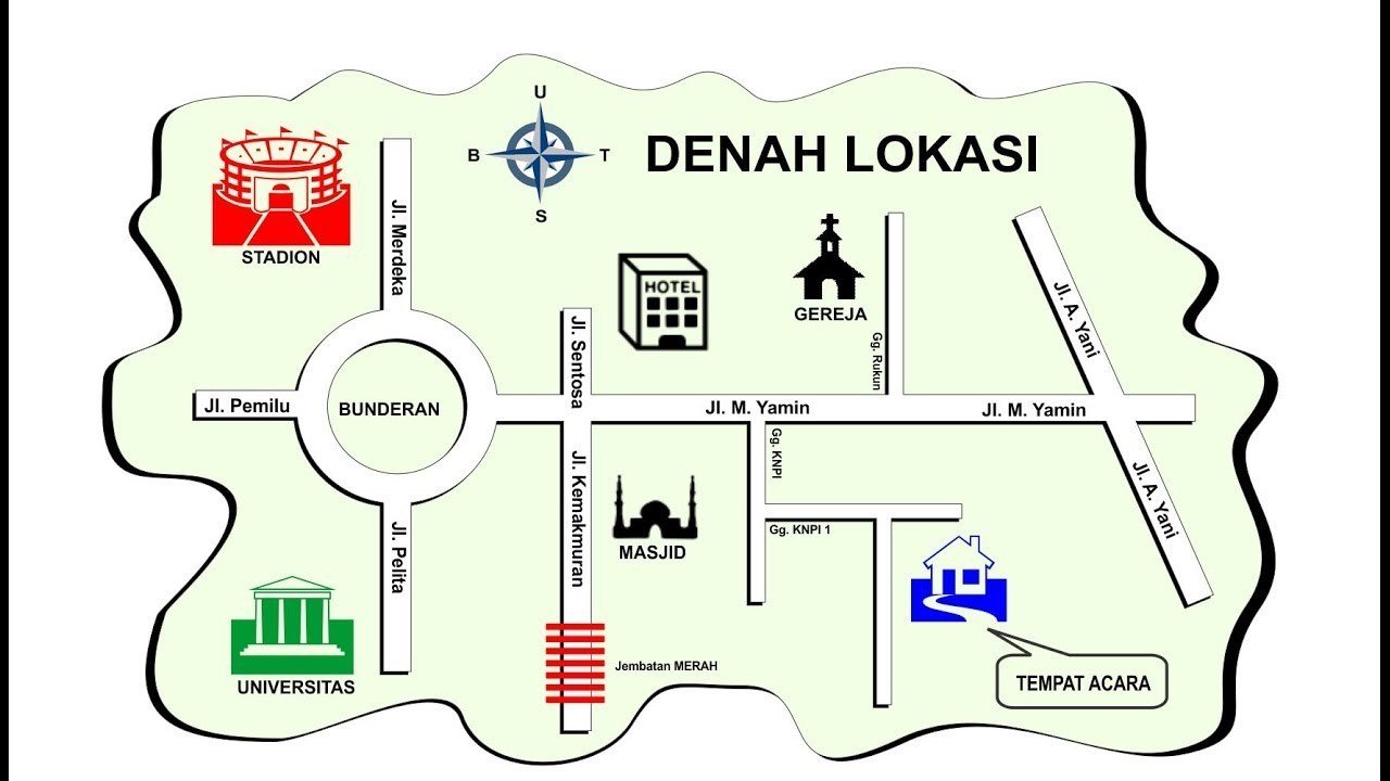 Soal Ips Denah Dan Peta Kelas 3