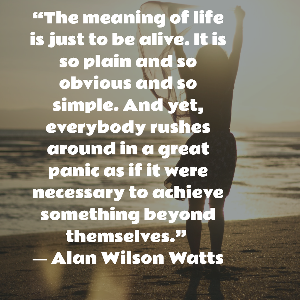 Best Alan Watts Inspiring Image Quotes and Awakening Sayings