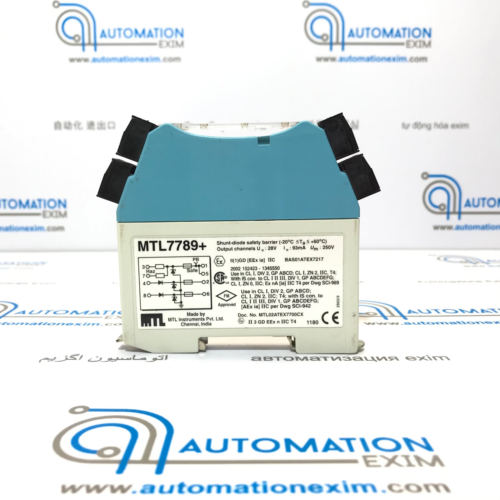 MTL 7789+ Shunt Diode Safety Barrier Automation Exim