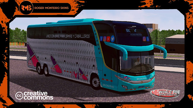 Skins World Bus Driving Simulator: COMIL CAMPIONE INVICTUS DD - VIAÇÃO REAL  MAIA