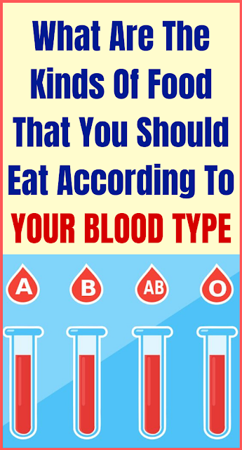 What Are The Kinds Of Food That You Should Eat According To Your Blood Type