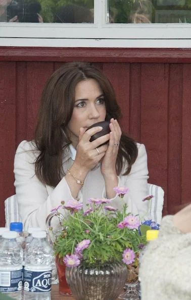 Crown Princess Mary of Denmark visited Home residence in Hundested