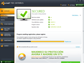you don't have to spend long with avast free antivirus to realise why