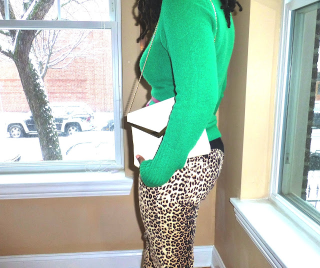 Thrift Find leopard print jeans