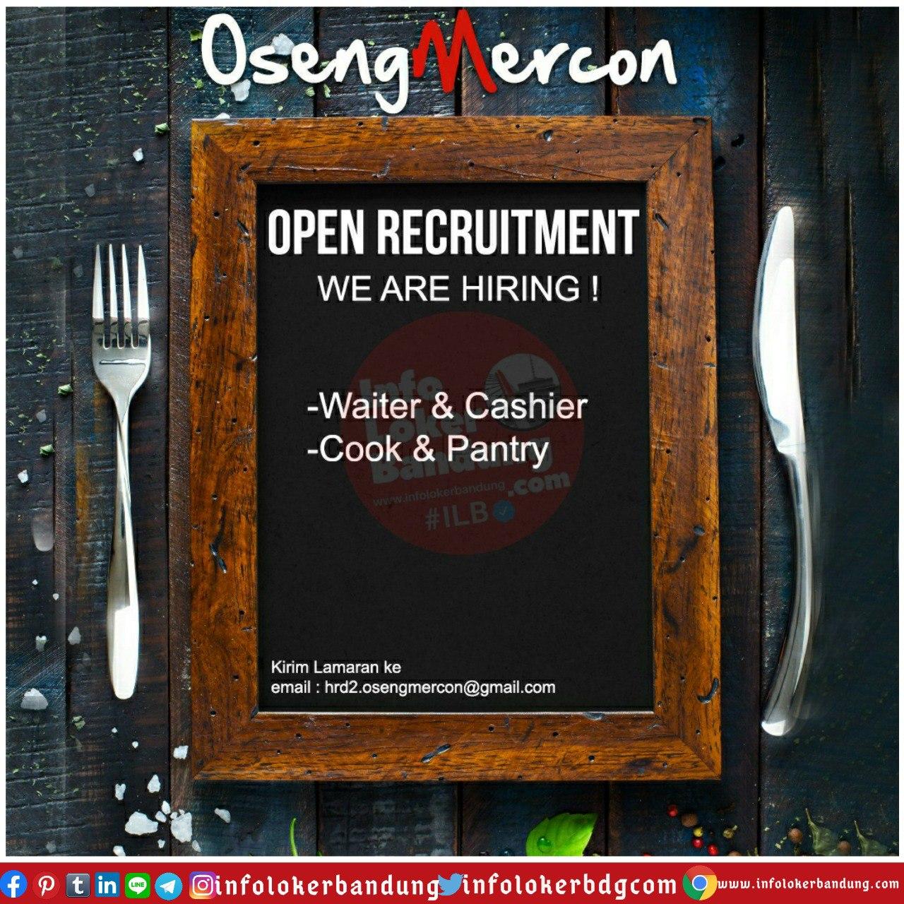 Lowongan Kerja Oseng Mercon Bandung Juli 2020 - Info Loker ...