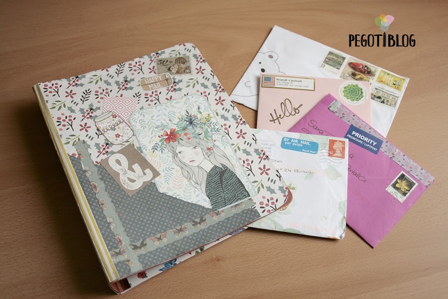 Decorando un viejo archivador con scrapbooking (video paso a paso)
