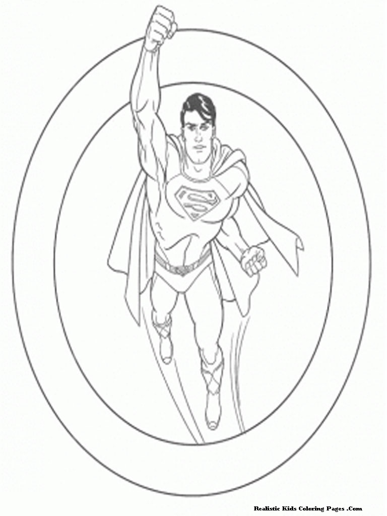 man of steel coloring pages - photo #14