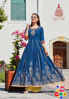 Kajal Style Fashion Colorbar vol 4 Party wear kurtis