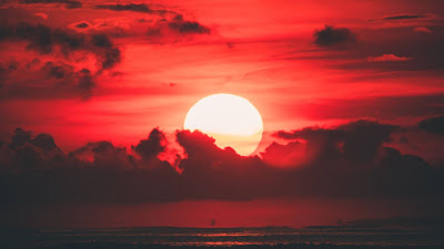 HD wallpaper Beautiful red sunset