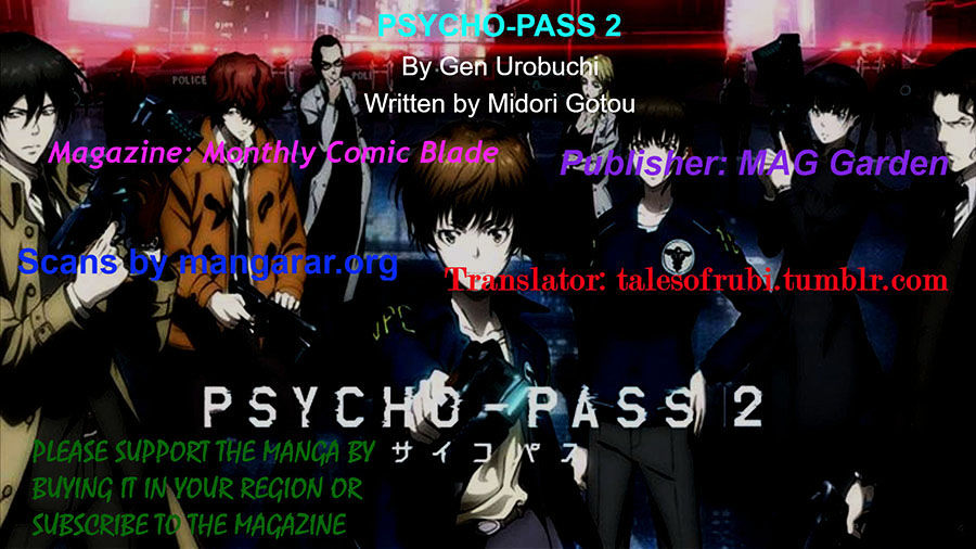 Psycho Pass 2 Chapter Psycho Pass Manga Online