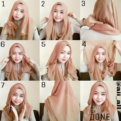 Cara Pakai Shawl Elfira Loy Step By Step Terkini 2017 Cara Pakai Shawl Elfira Loy Step By Step Terkini 2017