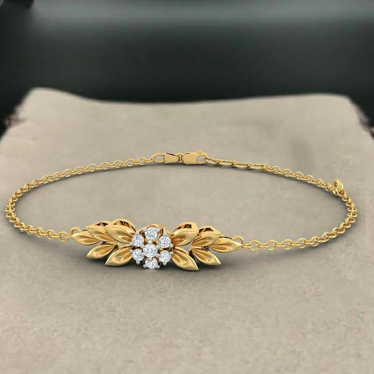 Latest fancy golden bracelets