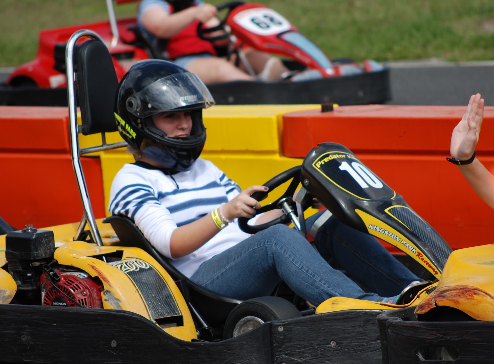 corinasays Josie 15th Bday at Kingston Park Kart Racing with her friends