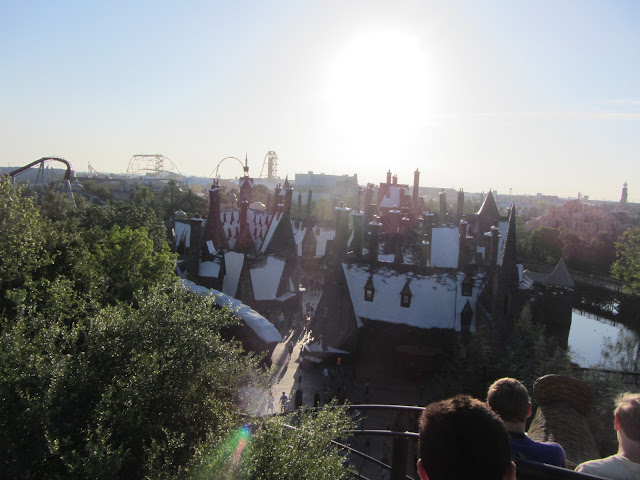 Wizarding World of Harry Potter From Top of Flight of the Hippogriff Islands of Adventure