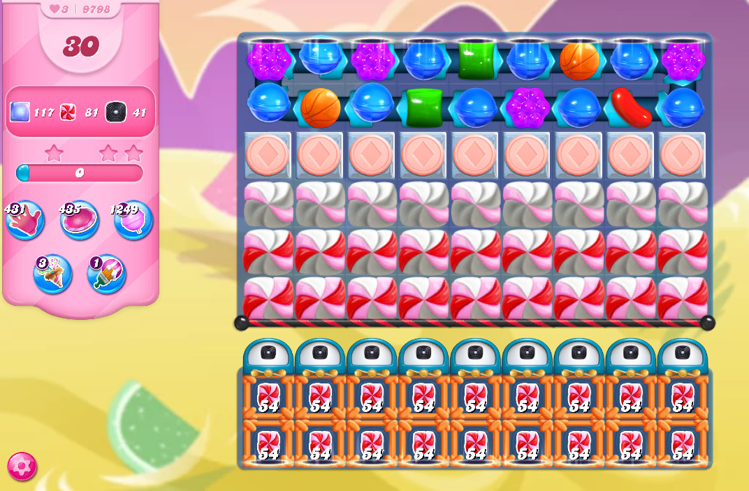 Candy Crush Saga level 9798