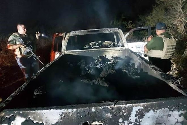 Ejecutan a 19 personas y los queman arriba de Camionetas tras enfrentamiento en Tamaulipas